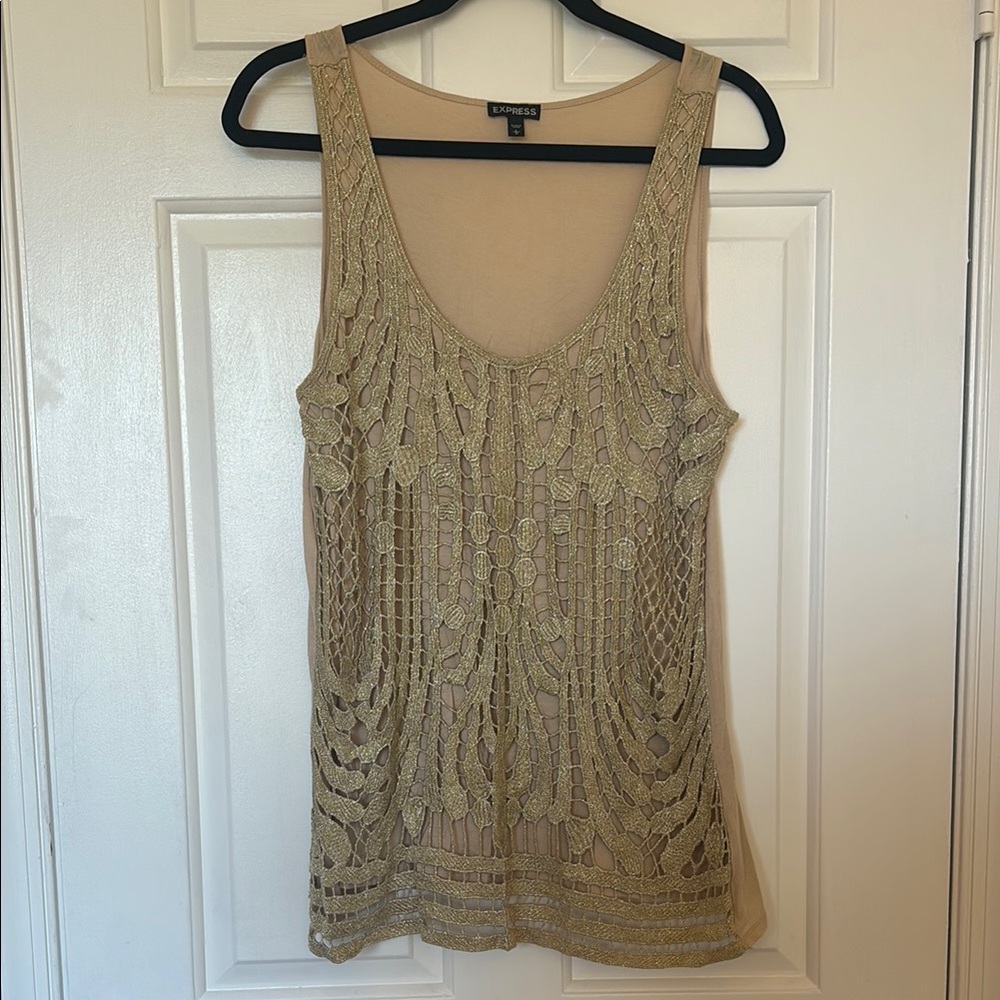 Express Gold Tank Top